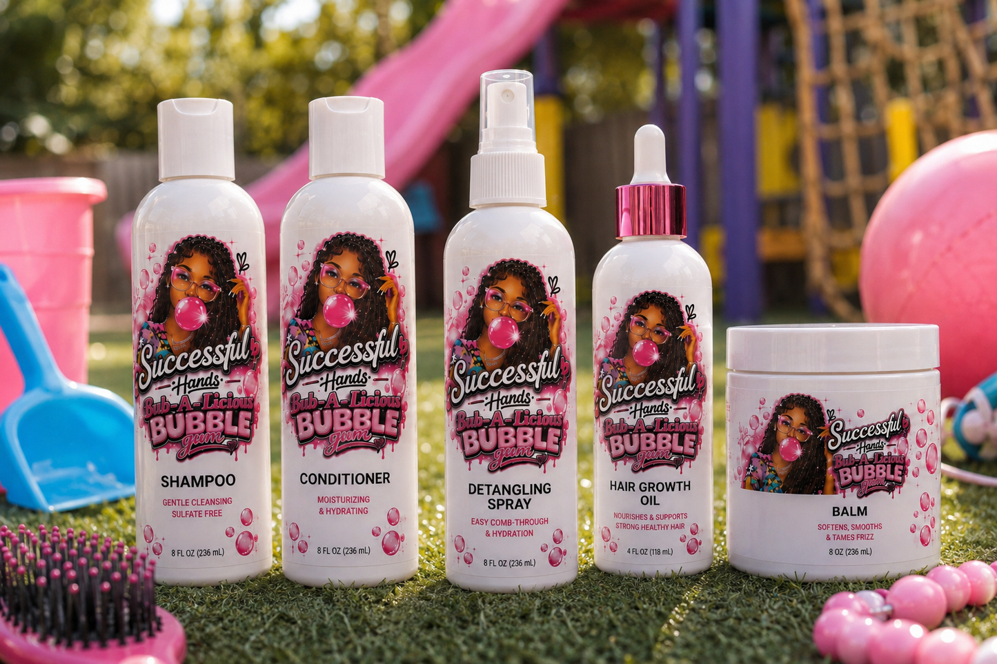 Successful Hands® Bub-A-Licious Bubble Gum Kids Hair Care Collection